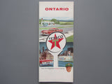 1964 Ontario Road Map - Texaco