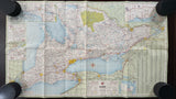 1964 Ontario Road Map - Texaco
