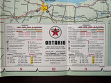 1964 Ontario Road Map - Texaco