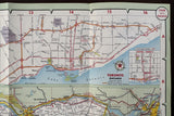 1964 Ontario Road Map - Texaco