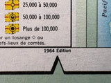 1964 Ontario Road Map - Texaco