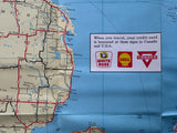1964 Ontario Road Map - White Rose