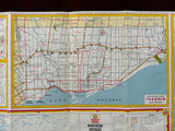 1964 Ontario Road Map - White Rose