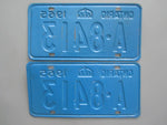 1965 YOM Clear Ontario License Plates