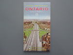 1965 Ontario Official Government Road Map