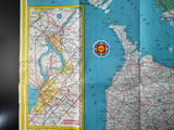 1965 Ontario Road Map - Shell