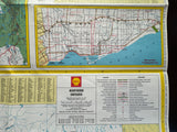 1965 Ontario Road Map - Shell