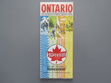 1965 Ontario Road Map - Supertest
