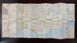 1965 Toronto Road Map - Supertest