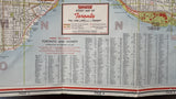 1965 Toronto Road Map - Supertest