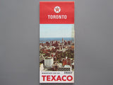 1965 Toronto Ontario Road Map - Texaco