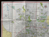 1965 Toronto Ontario Road Map - Texaco