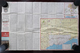 1965 Toronto Ontario Road Map - Texaco