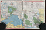 1965 Ontario Road Map - Texaco