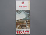 1965 Ontario Road Map - Texaco