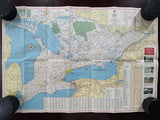 1965 Ontario Road Map - Texaco