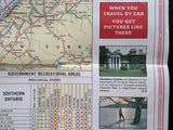 1965 Ontario Road Map - Texaco