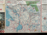 1965 Ontario Road Map - Texaco