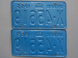 1965 YOM Clear Ontario License Plates