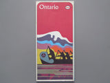 1966 Ontario Road Map - Esso