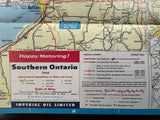 1966 Ontario Road Map - Esso
