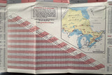 1966 Ontario Official Government Road Map