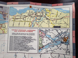 1966 Ontario Official Government Road Map