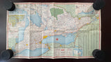 1966 Ontario Road Map - Supertest