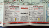 1966 Ontario Road Map - Supertest