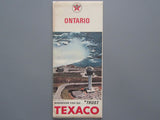 1966 Ontario Road Map - Texaco