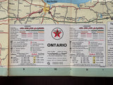 1966 Ontario Road Map - Texaco