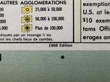 1966 Ontario Road Map - Texaco