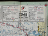 1966 Ontario Road Map - Texaco