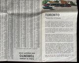 1967 Toronto Road Map - BA