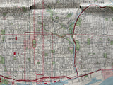 1967 Toronto Road Map - BA