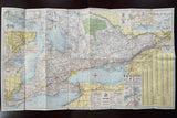 1967 Ontario Road Map - BA