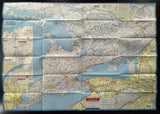 1967 Ontario Road Map - Esso
