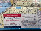 1967 Ontario Road Map - Esso
