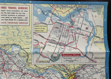 1967 Ontario Road Map - Esso