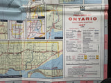 1967 Ontario Official Government Road Map
