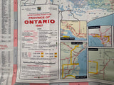 1967 Ontario Official Government Road Map