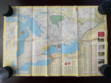 1968 Ontario Road Map - Shell