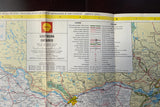 1968 Ontario Road Map - Shell