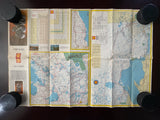 1968 Ontario Road Map - Shell