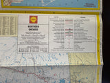 1968 Ontario Road Map - Shell