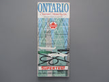 1968 Ontario Road Map - Supertest