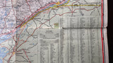 1968 Ontario Road Map - Supertest