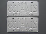 1969 YOM Clear Ontario License Plates