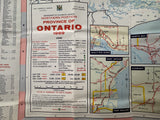 1969 Ontario Official Government Road Map
