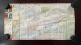 1969 Ontario Road Map - Supertest